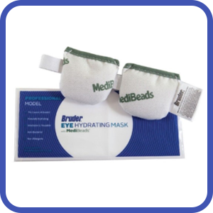 Warm compress for dry eyes