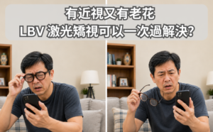 有近視又有老花，LBV 激光矯視可以一次過解決？