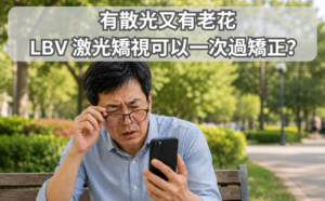 有散光又有老花，LBV 激光矯視可以一次過矯正？